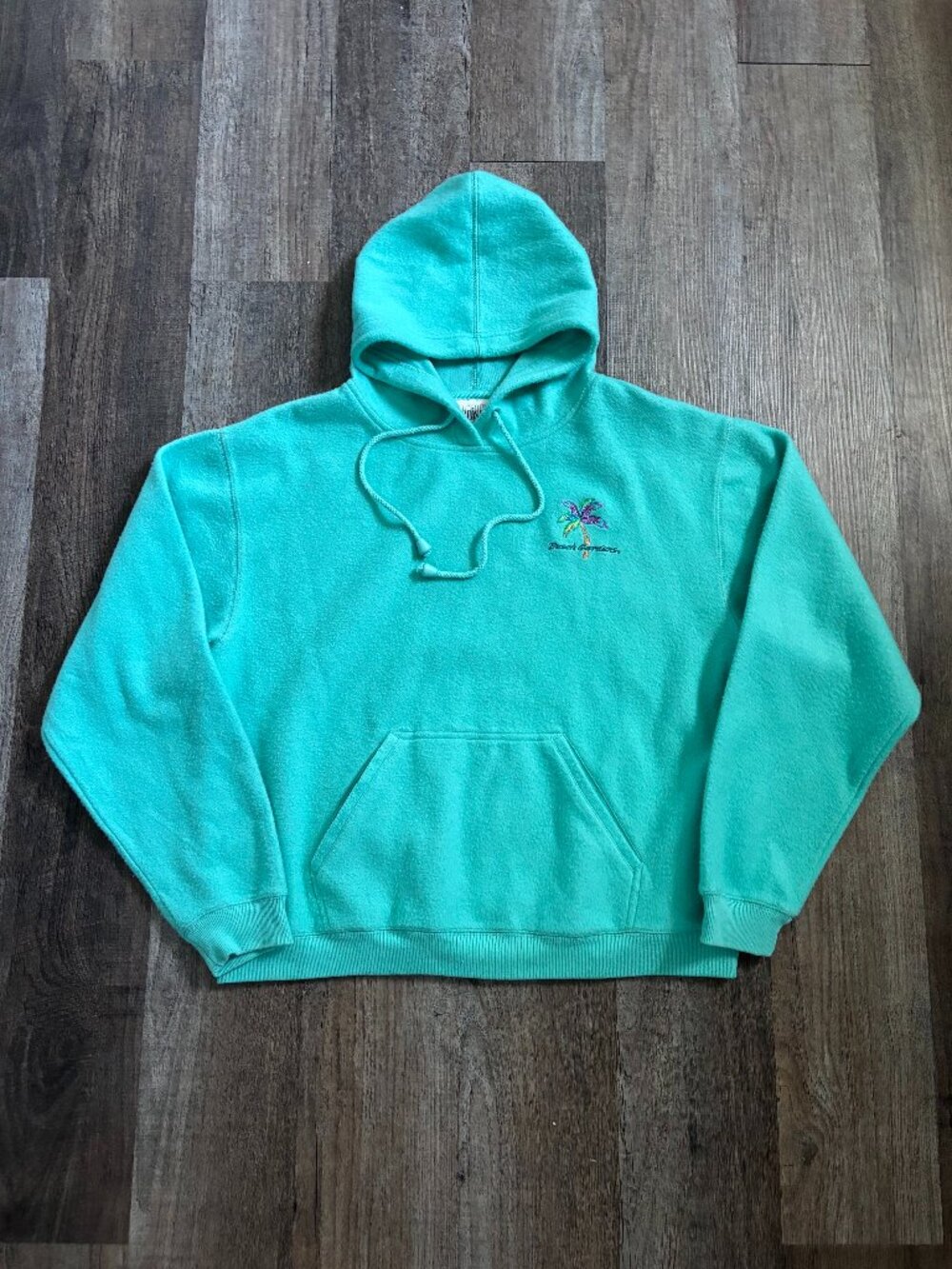 Vintage Busch Gardens Embroidered Fleece Hoodie / Sweatshirt